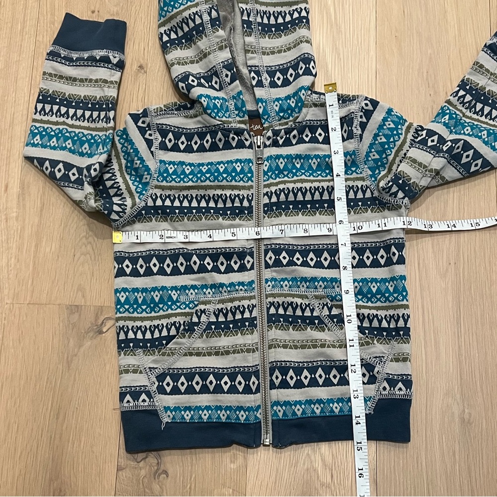 Tea Collection Vietri Sul Mare Zip Up Hoodie Sweatshirt Little Boys Baby Toddler - Picture 9 of 11